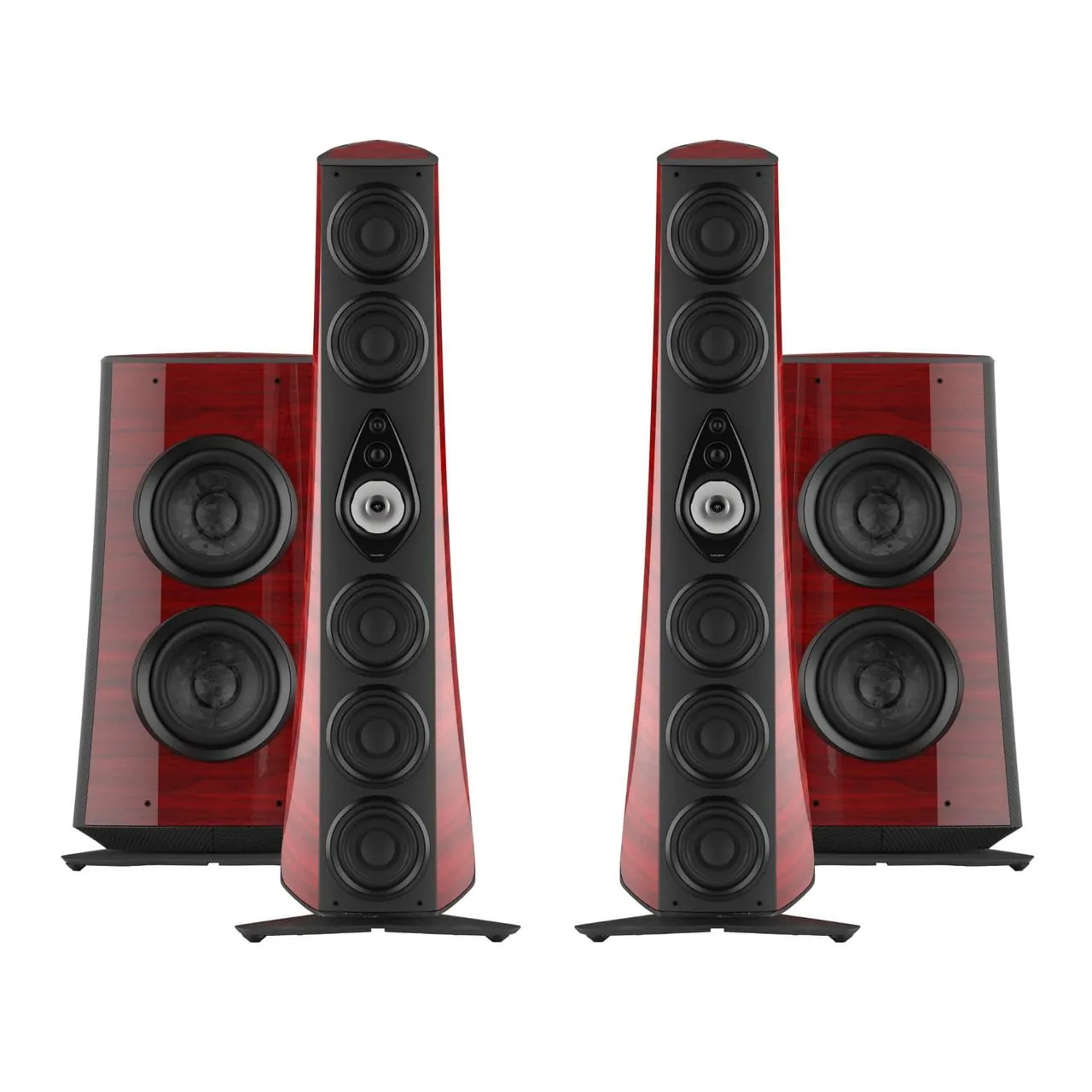 Sistema Sonus faber Lilium in configurazione stereo nella sala ascolto